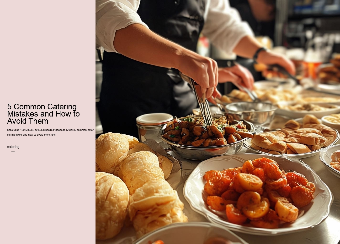 5 Common Catering Mistakes and How to Avoid Them